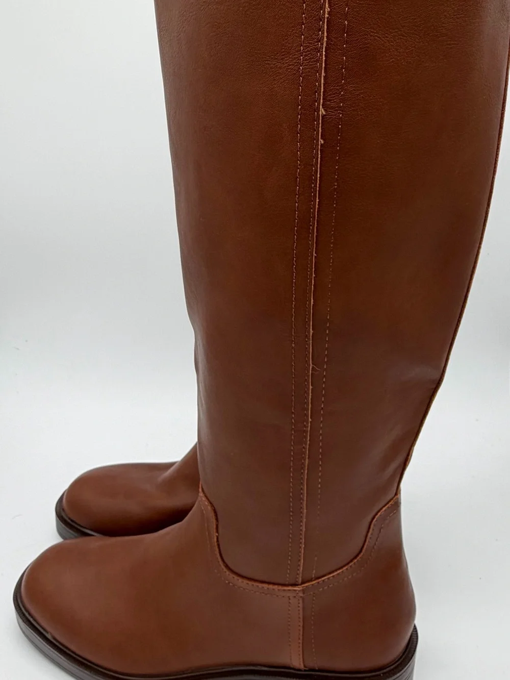 Dolce Vita Women's Over-The-Knee Cognac Leather Boots